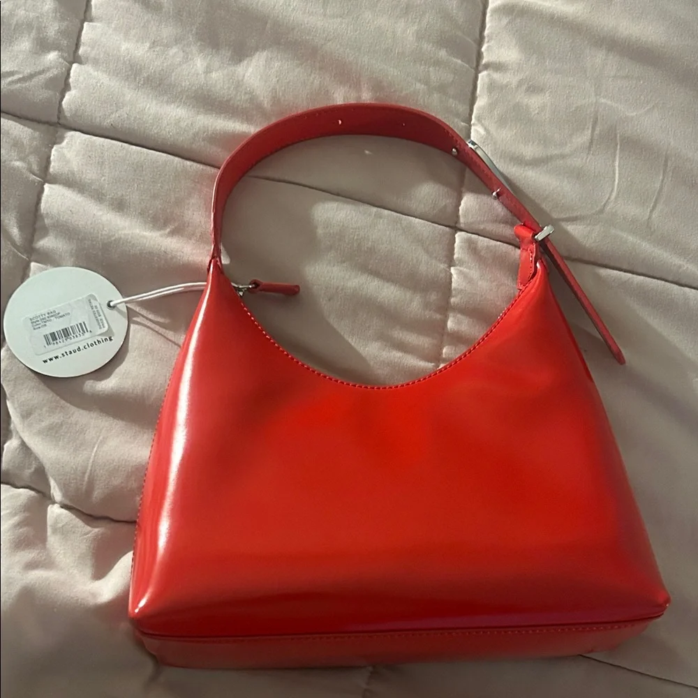 Staud Scotty Bag Red‎ Women's Handbag